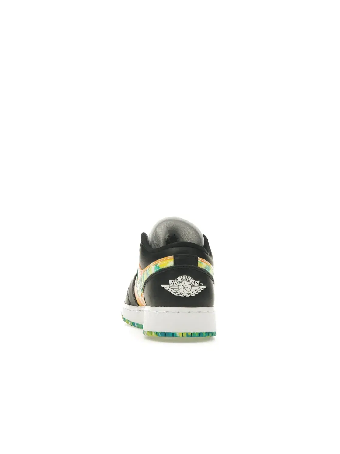 Детские кроссовки с принтом тай-дай Jordan 1 Low Jordan — изображение 4 из 4, мульти/черный/белый