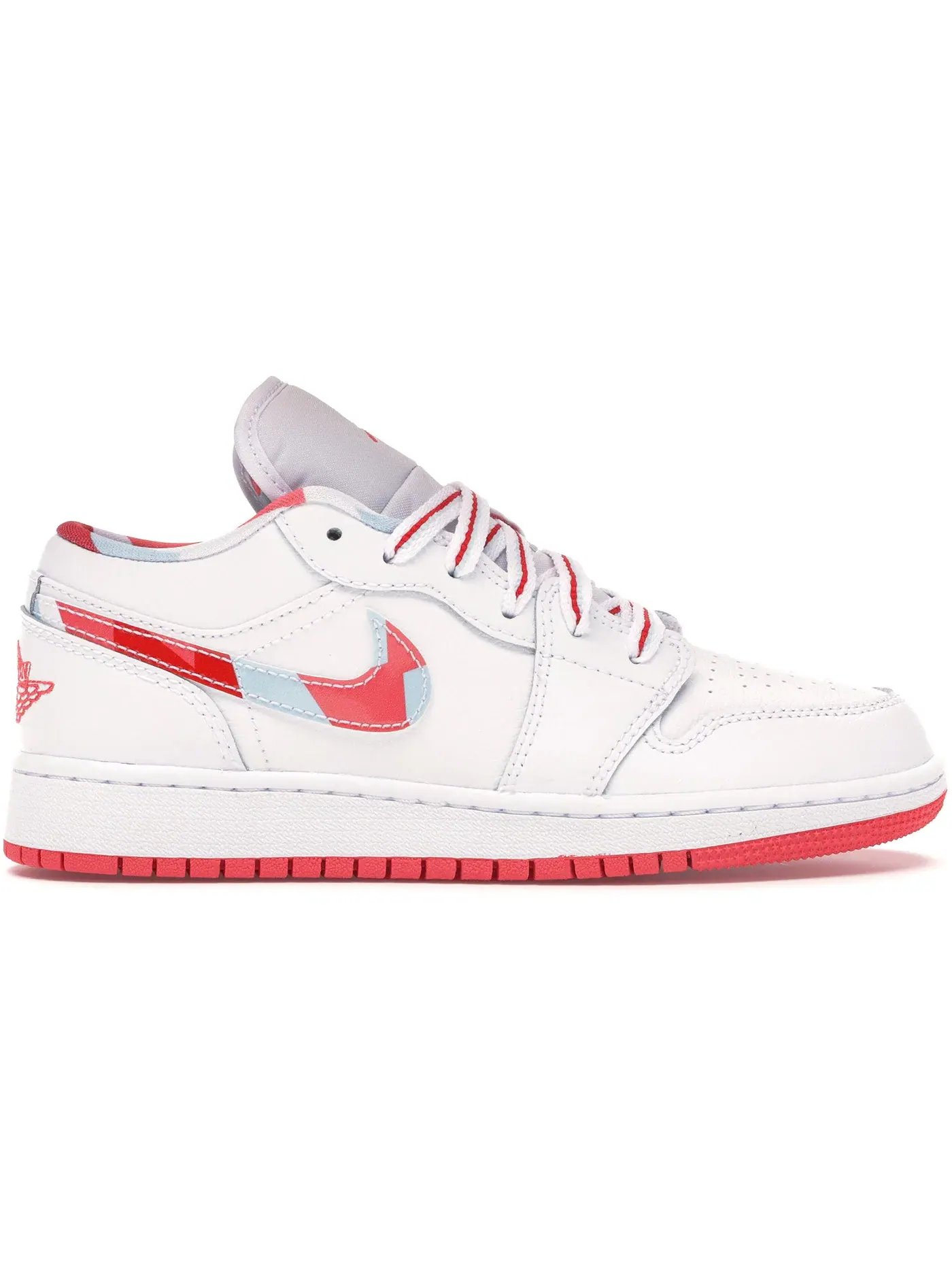 Детские кроссовки Lifestyle Jordan 1 Low Jordan — изображение 1 из 1, белый/--красный