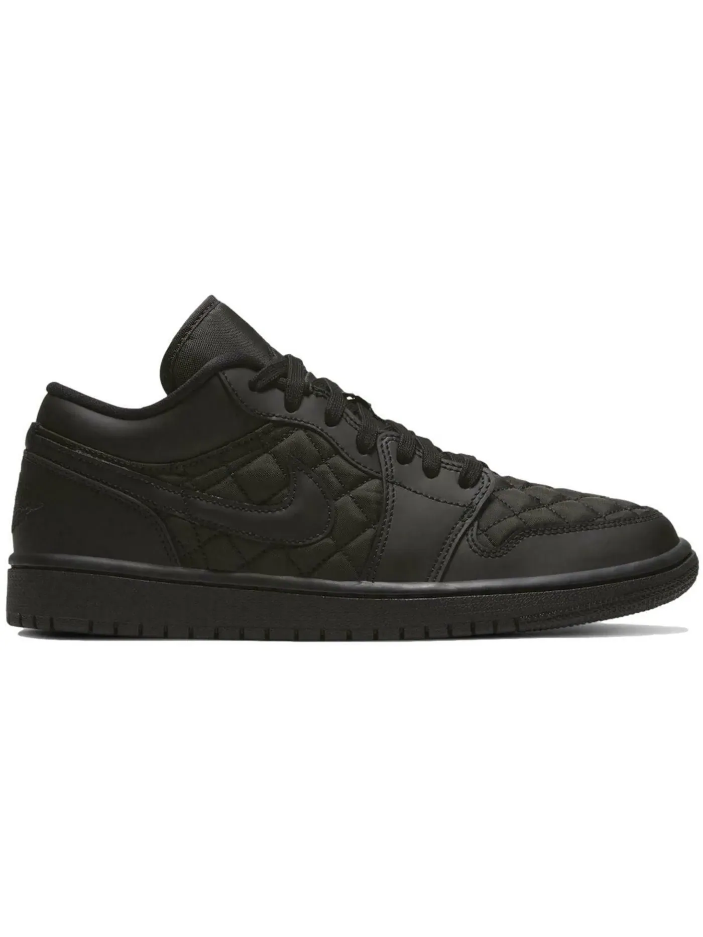 Женские кроссовки с квилтингом Jordan 1 Low Jordan — изображение 1 из 1, черный/черный/черный