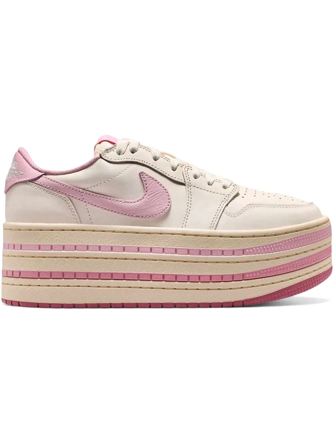 Женские кроссовки Lifestyle Jordan 1 Low Triple Stack Jordan — изображение 1 из 1, бледный слоновая кость