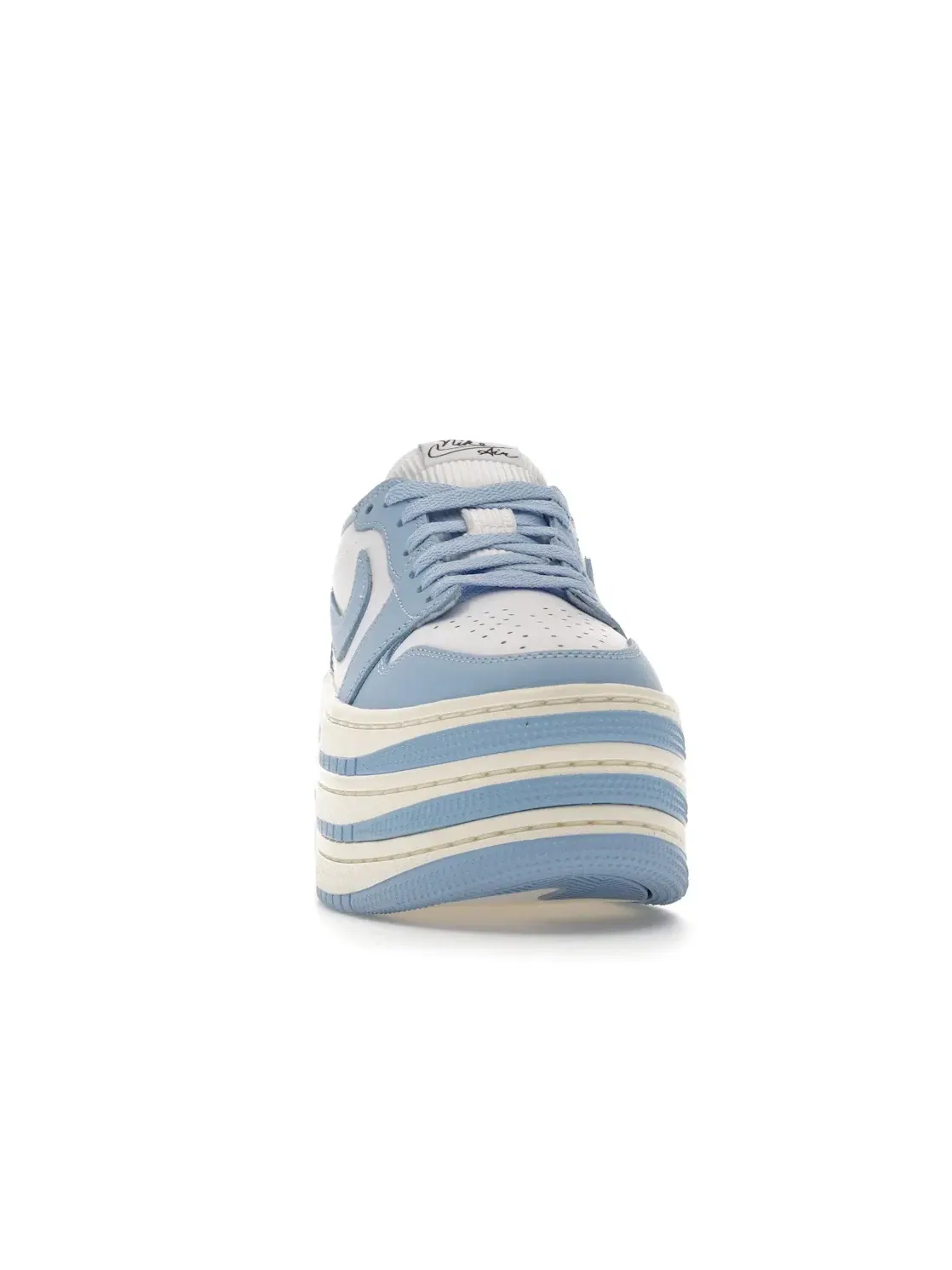 Женские кроссовки Lifestyle с принтом Jordan 1 Low Triple Stack Jordan — изображение 2 из 4, синий/белый//синий