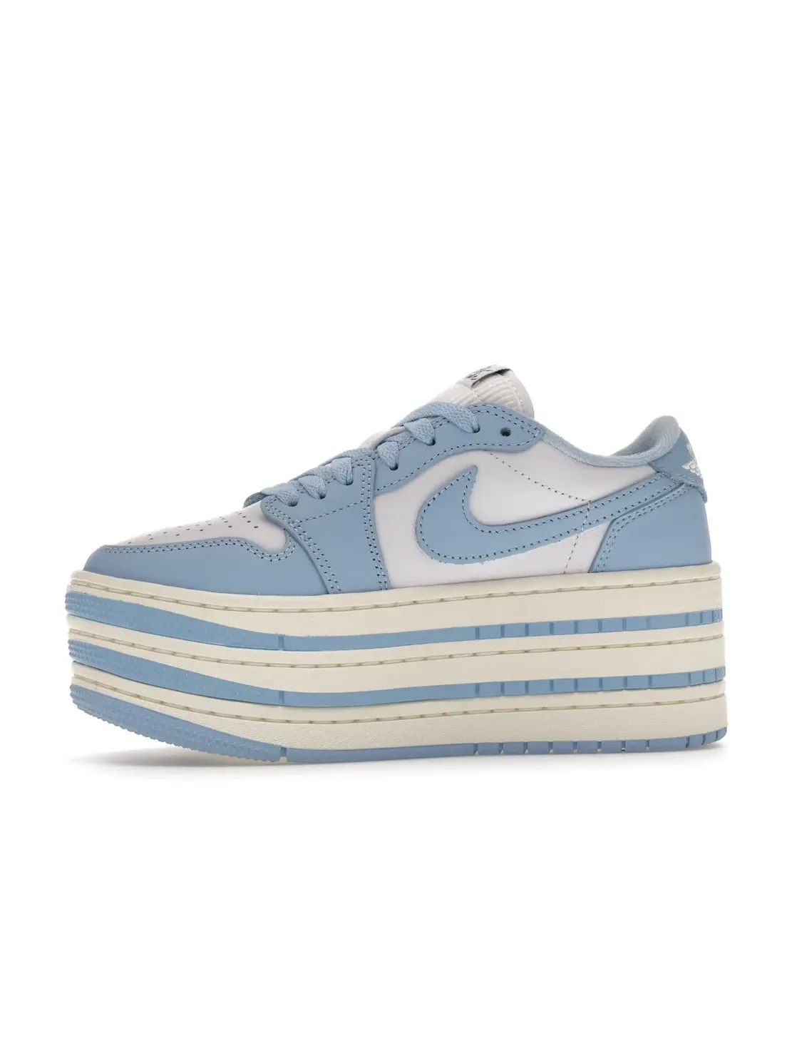 Женские кроссовки Lifestyle с принтом Jordan 1 Low Triple Stack Jordan — изображение 3 из 4, синий/белый//синий
