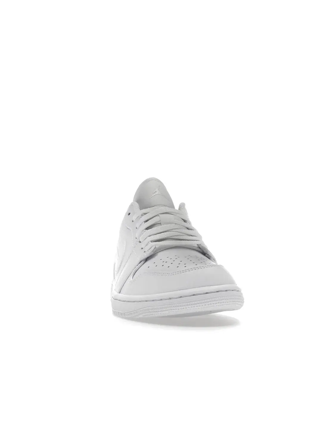 Мужские кроссовки кожаные Triple White Jordan 1 Low Jordan — изображение 2 из 4, белый/белый