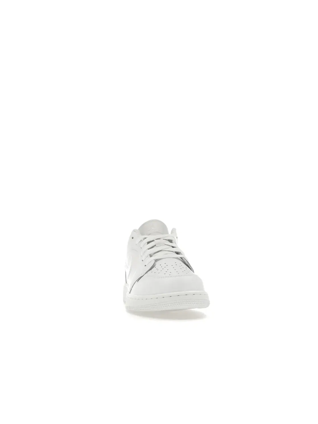 Детские кроссовки с цельным верхом Jordan 1 Low Jordan — изображение 2 из 4, белый/белый/белый