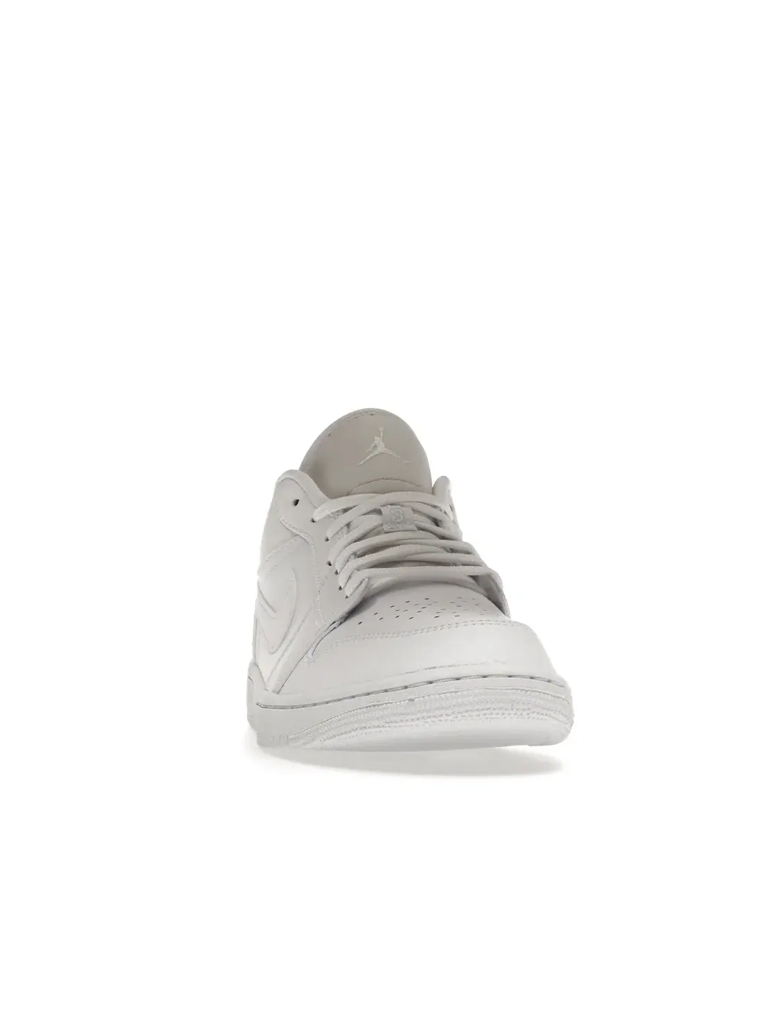 Мужские кроссовки с тисненой кожей Air Jordan 1 Low Jordan — изображение 2 из 4, белый/белый/белый