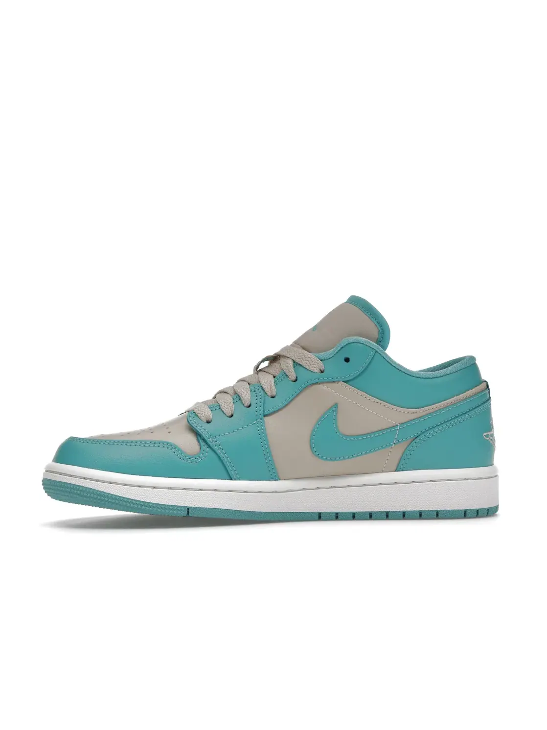Женские кроссовки с низким верхом Jordan 1 Low Tropical Teal Jordan, Sanddrift/Washed Teal-Sail — изображение 3 из 4
