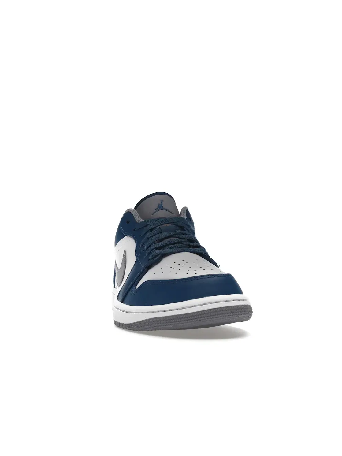 Мужские кроссовки Lifestyle с кожаным верхом Jordan 1 Low — изображение 2 из 4, синий/серый/белый