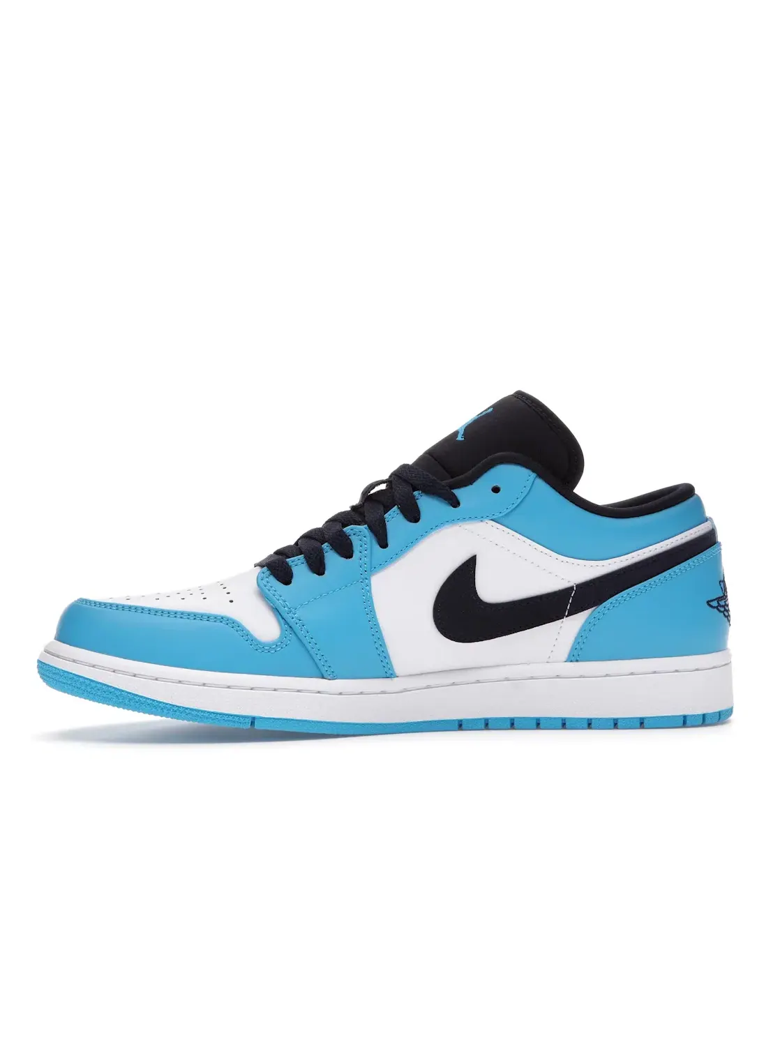 Мужские кроссовки Lifestyle с принтом Jordan 1 Low UNC Jordan — изображение 3 из 4, белый/темный синий