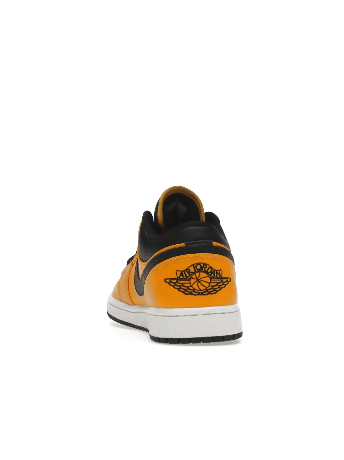 Мужские кроссовки с кожаным верхом Jordan 1 Low Jordan — изображение 4 из 4, золотистый черный белый