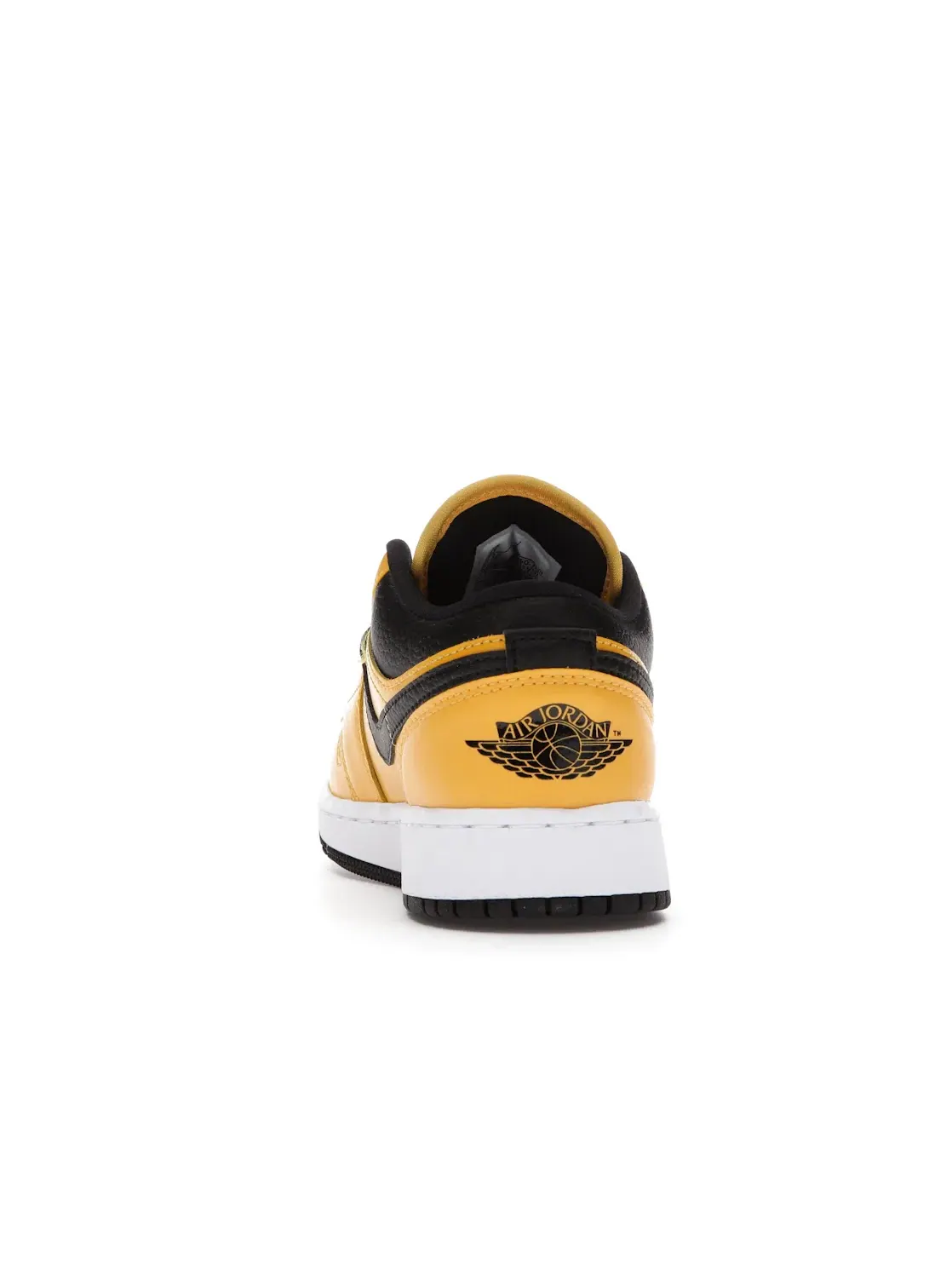 Детские кроссовки Lifestyle с перфорированным носком Jordan 1 Low Jordan — изображение 4 из 4, золотистый/черный-белый