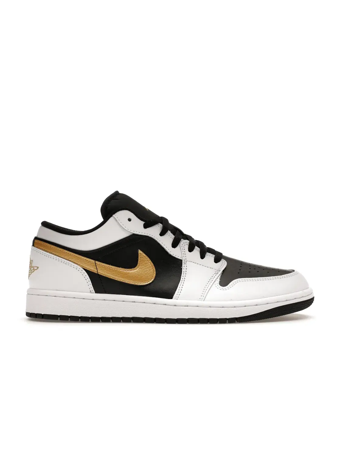 Мужские кроссовки Lifestyle с металлическим золотым свушем Jordan 1 Low — изображение 1 из 4