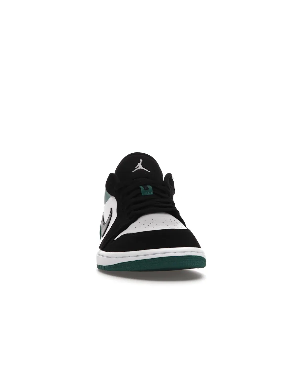Мужские кроссовки с кожаным верхом Jordan 1 Low — изображение 2 из 4, белый/черный-зеленый