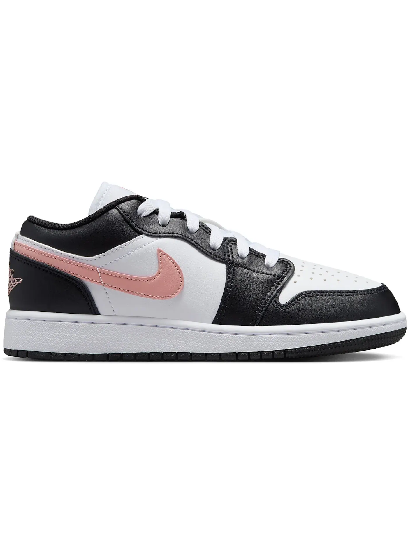 Детские кроссовки Lifestyle Jordan 1 Low Jordan — изображение 1 из 1, белый/черный/розовый