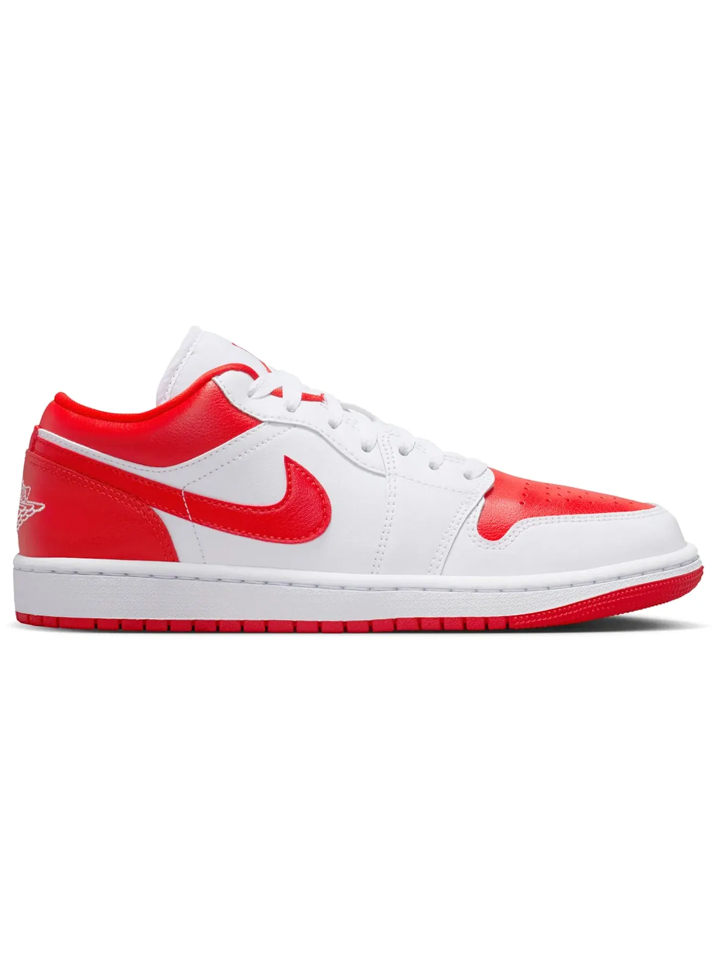 Женские кроссовки с низким верхом Jordan 1 Low — изображение 1 из 1, белый красный