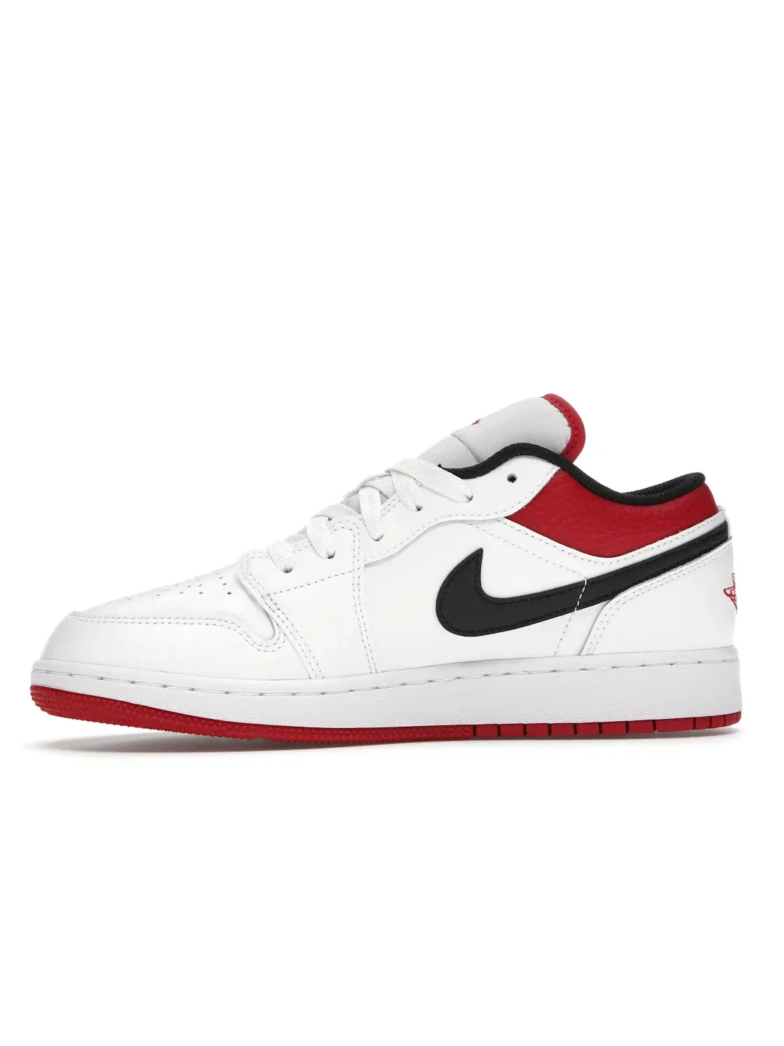 Детские кроссовки Lifestyle с кроссовками Jordan 1 Low Jordan — изображение 3 из 4, белый красный черный