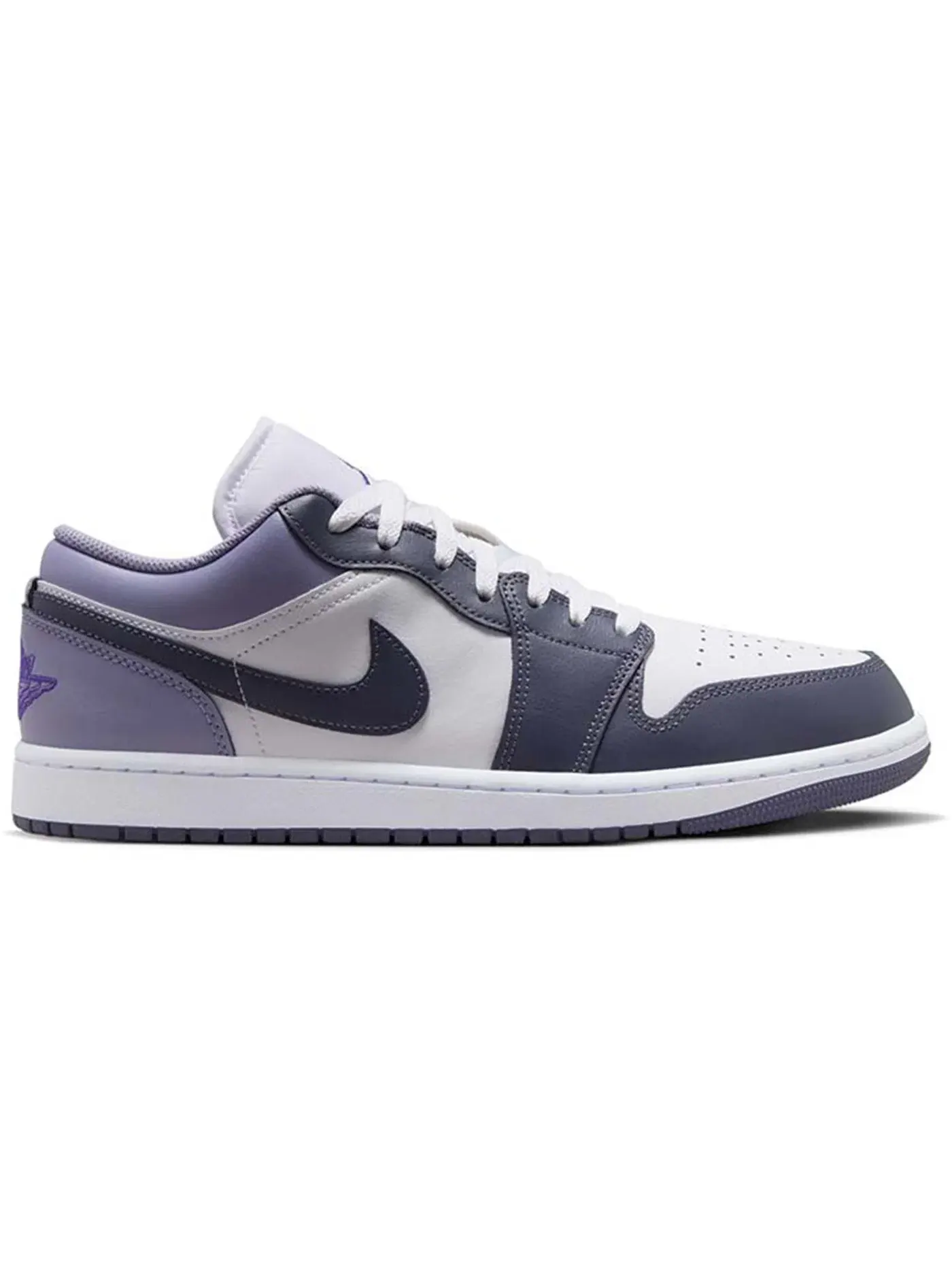 Мужские кроссовки Lifestyle Jordan 1 Low Jordan — изображение 1 из 1, белый/индиго