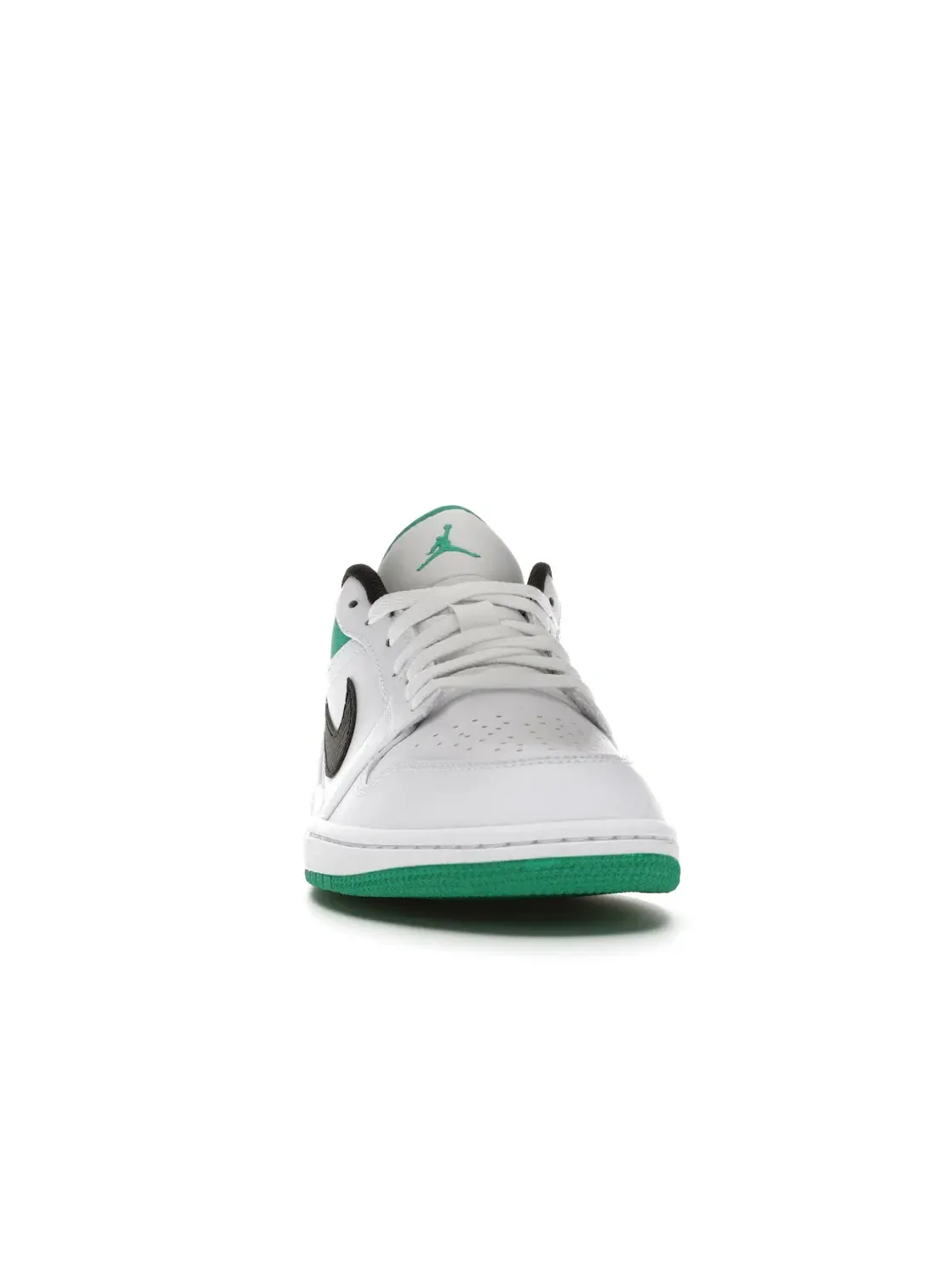 Мужские кроссовки Lifestyle с принтом Jordan 1 Low Jordan — изображение 2 из 4, белый/зеленый-черный