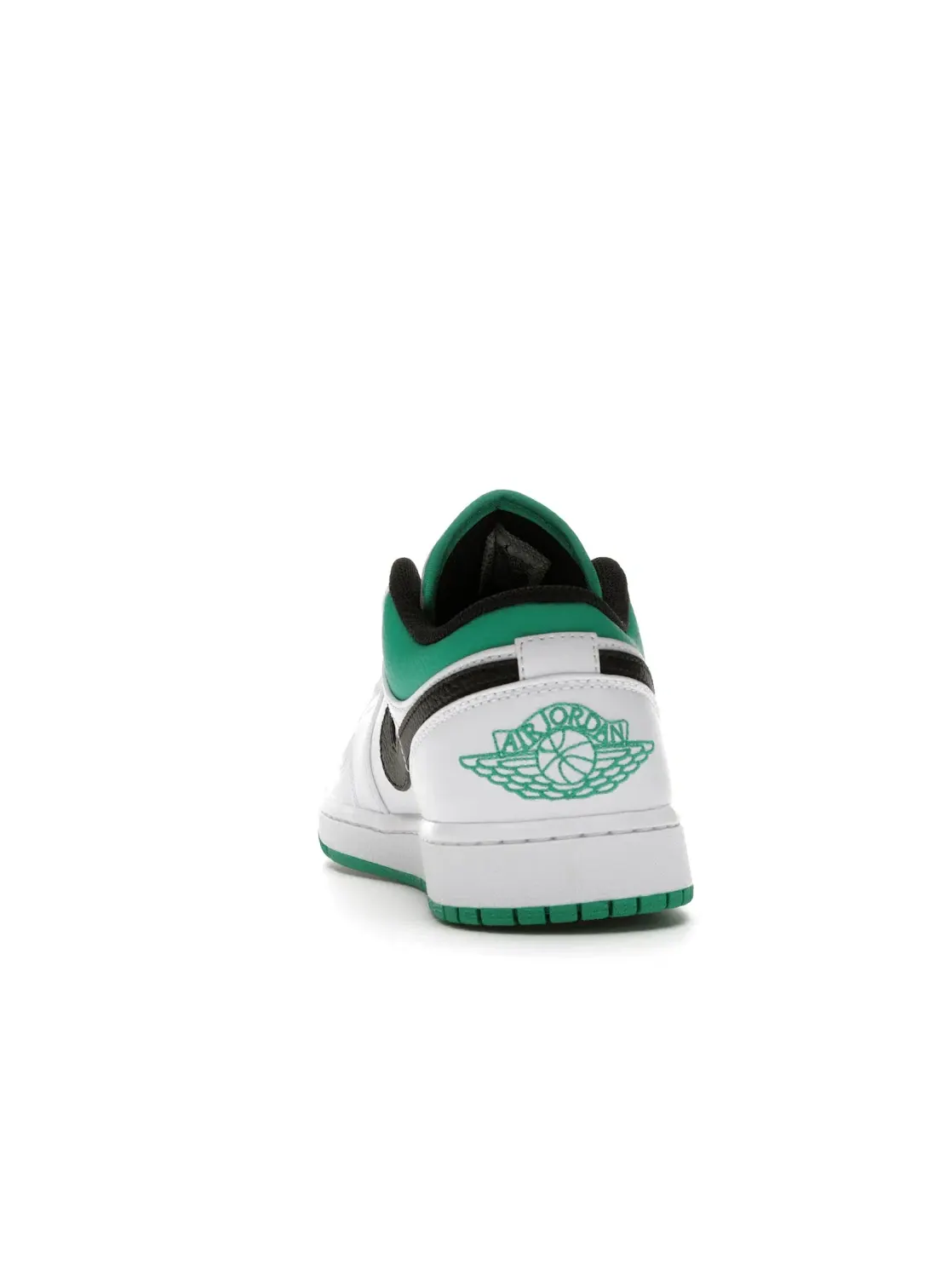Мужские кроссовки Lifestyle с принтом Jordan 1 Low Jordan — изображение 4 из 4, белый/зеленый-черный