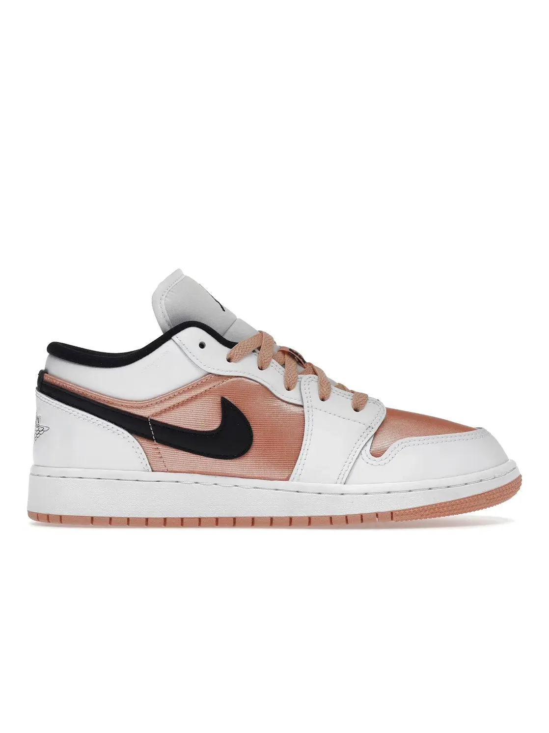 Детские кроссовки Lifestyle с принтом Jordan 1 Low Jordan — изображение 1 из 4, светлый/черный-белый
