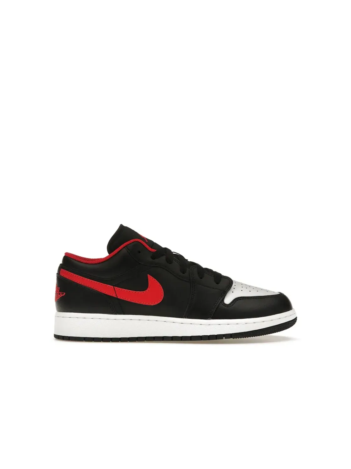 Детские кроссовки lifestyle с белым носком Jordan 1 Low Jordan — изображение 1 из 4, черный/красный/белый