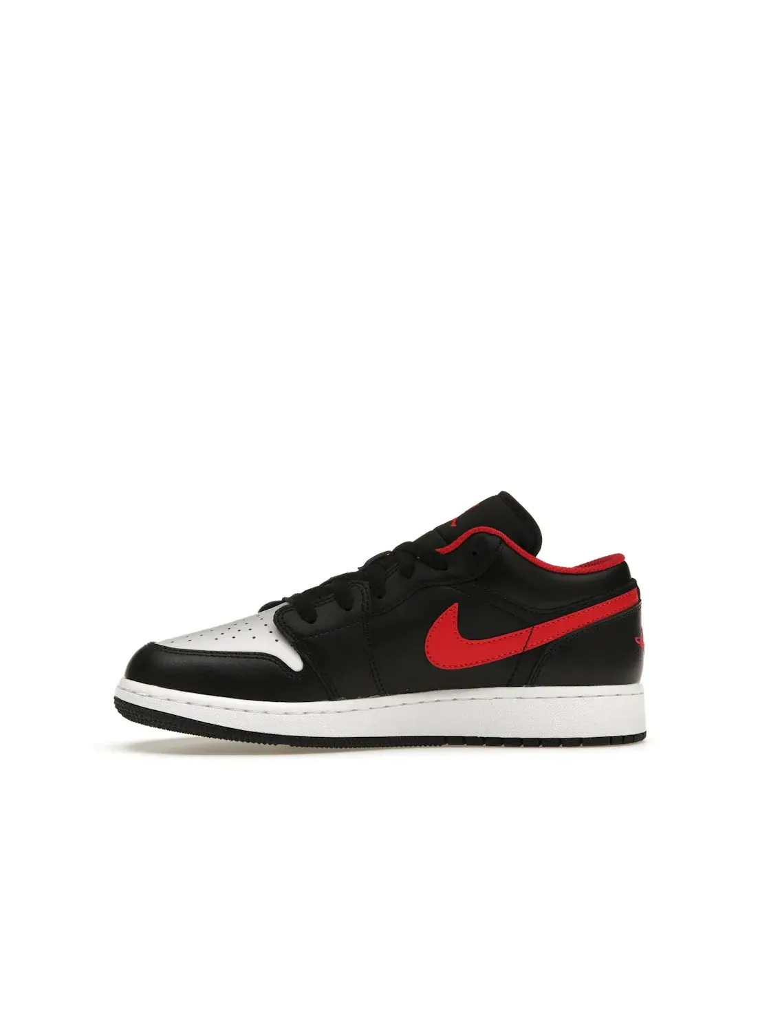 Детские кроссовки lifestyle с белым носком Jordan 1 Low Jordan — изображение 3 из 4, черный/красный/белый