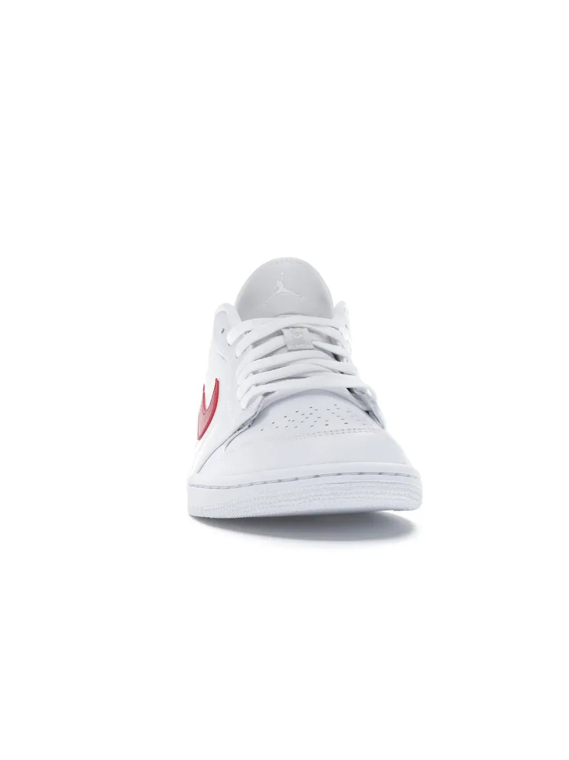 Женские кроссовки с повседневным стилем Jordan 1 Low Jordan — изображение 2 из 4, белый/красный-белый