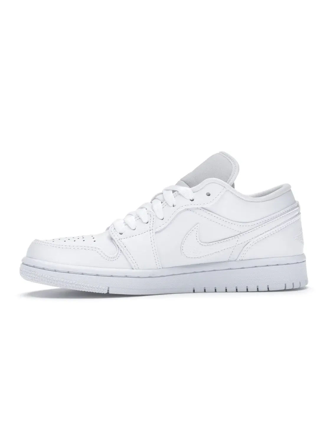 Женские кроссовки Lifestyle с белым цветом Jordan 1 Low — изображение 3 из 4, белый/белый/белый