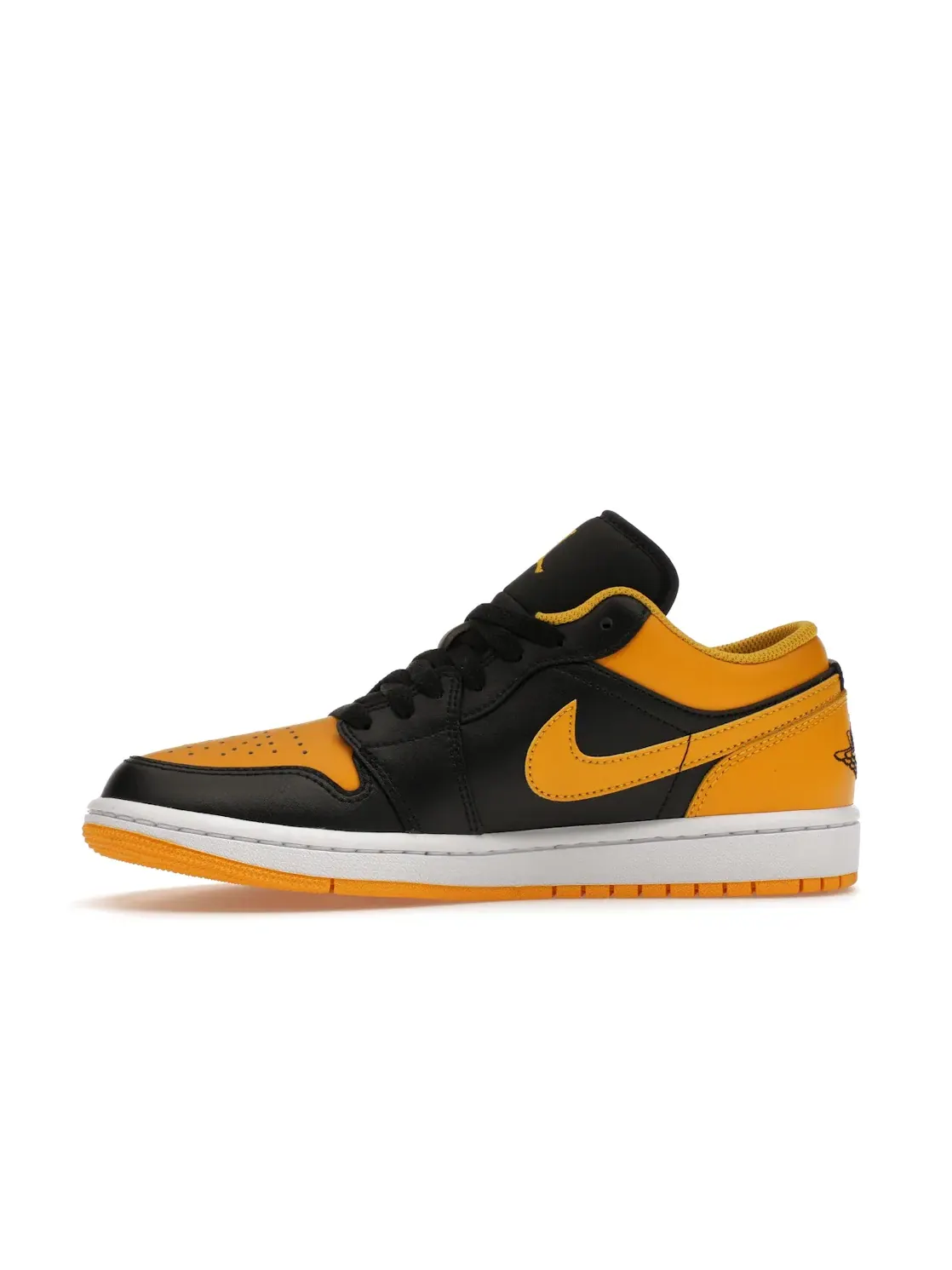 Мужские кроссовки с замшевым верхом Jordan 1 Low — изображение 3 из 4, черный/желтый/белый