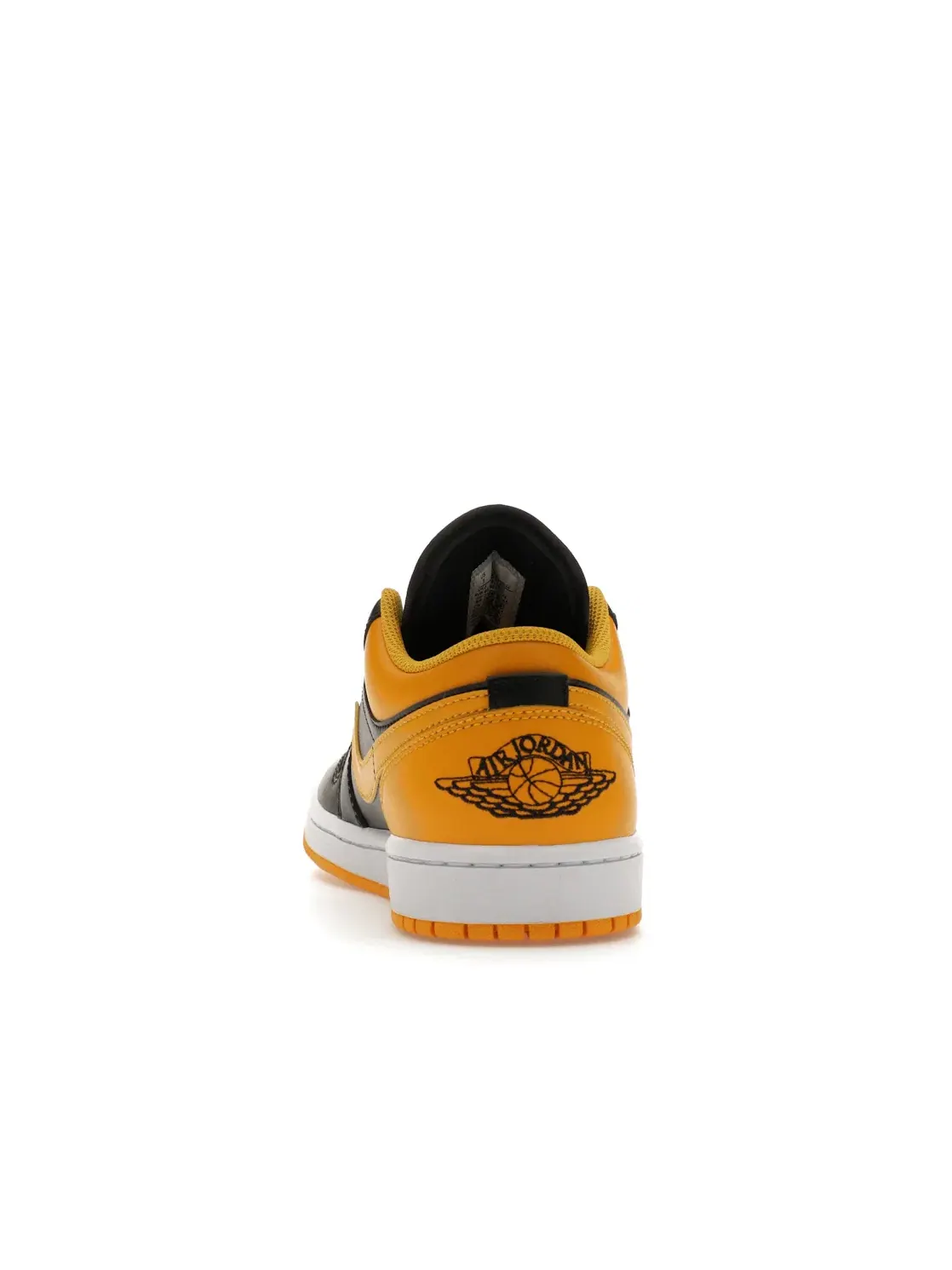 Мужские кроссовки с замшевым верхом Jordan 1 Low — изображение 4 из 4, черный/желтый/белый