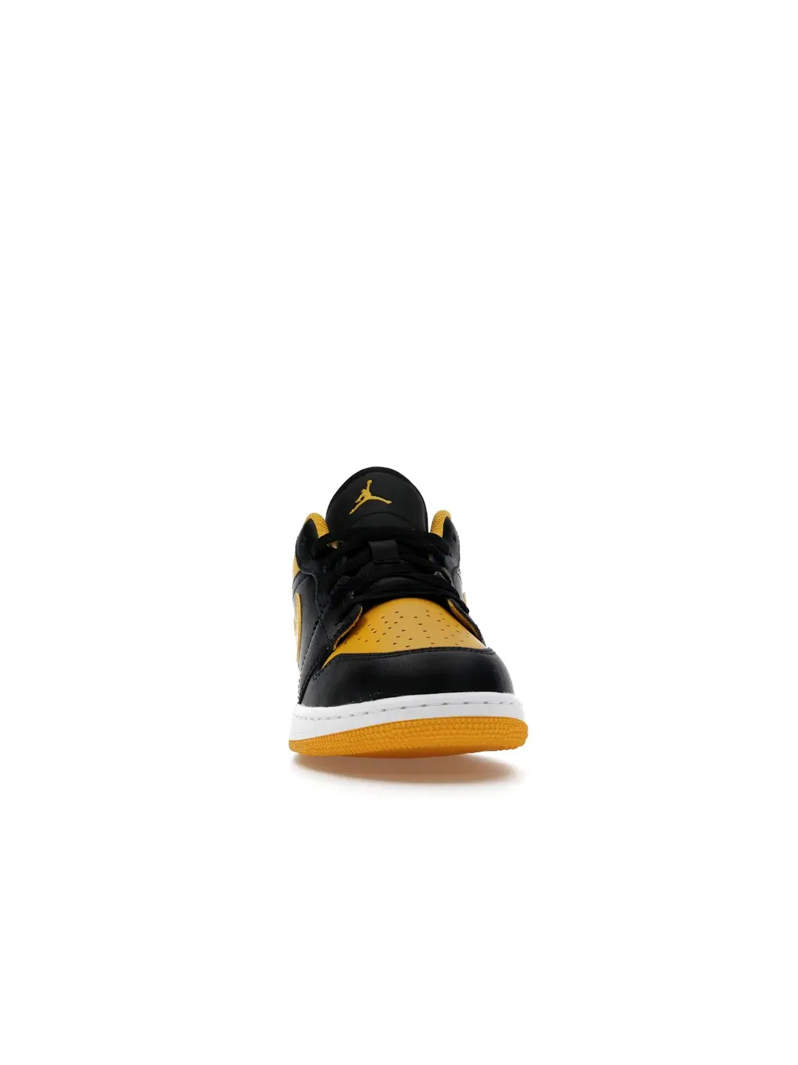 Детские кроссовки Lifestyle с контрастными акцентами Jordan 1 Low — изображение 2 из 4, черный/желтый/белый