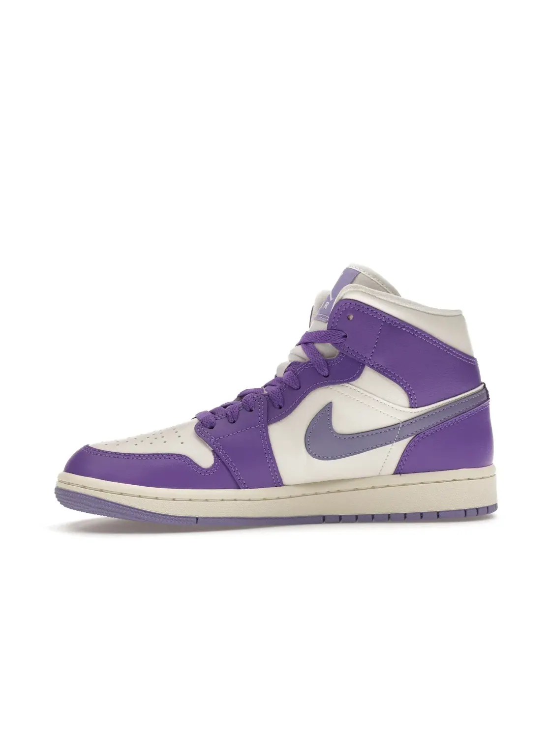 Женские кроссовки с принтом Jordan 1 Mid Jordan — изображение 3 из 4, светлый фиолетовый