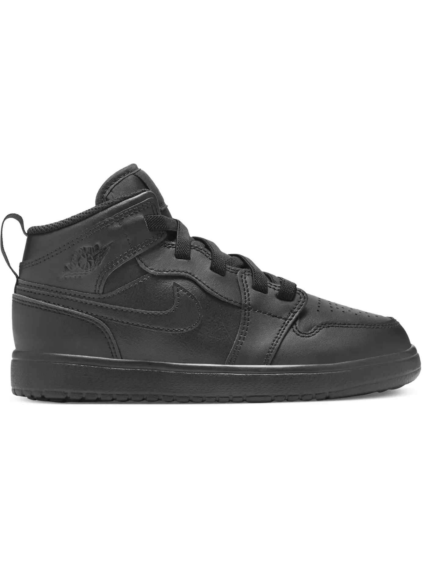 Детские кроссовки с высоким верхом Jordan 1 Mid ALT Black Jordan — изображение 1 из 1, черный черный черный
