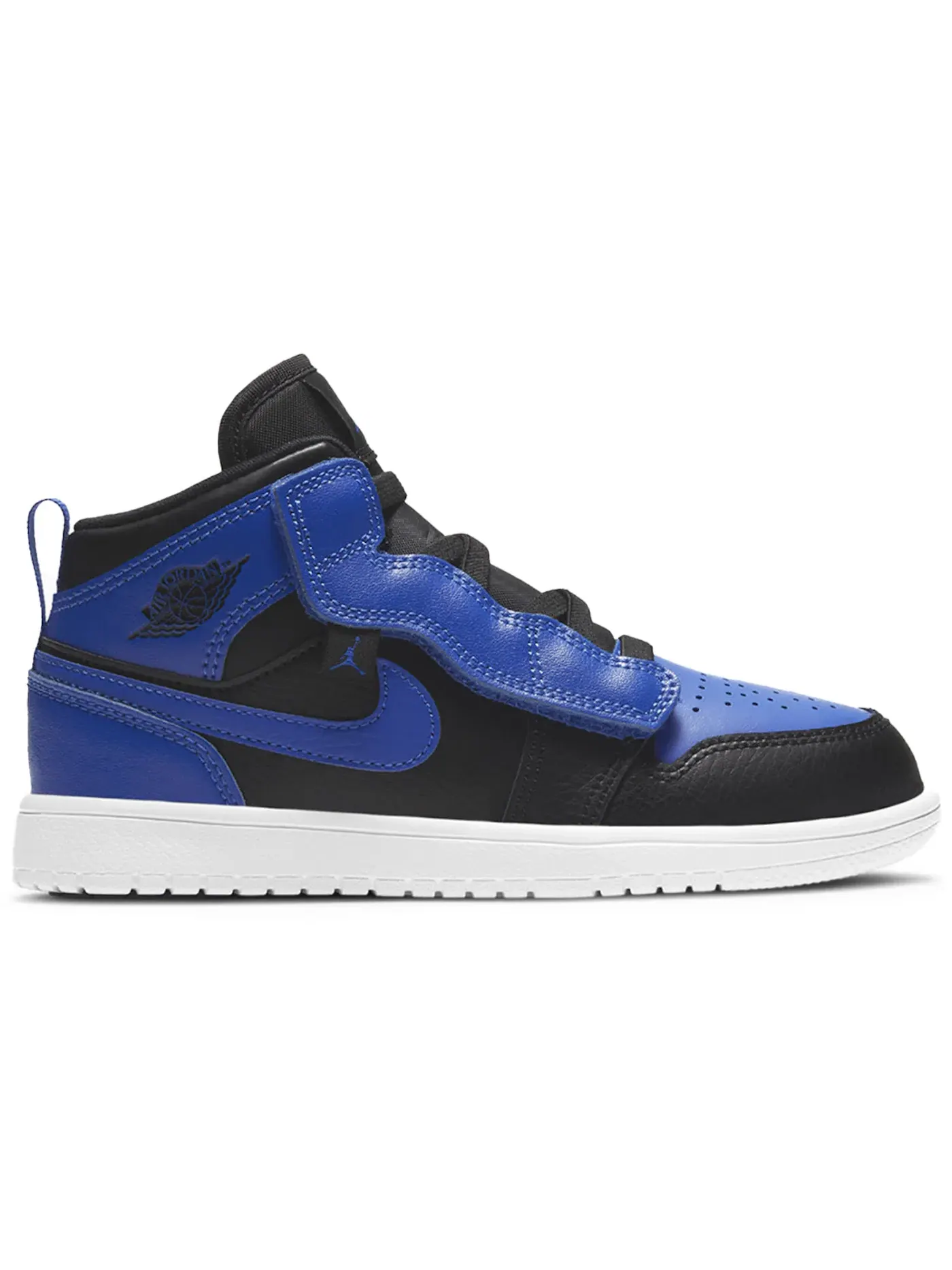 Детские кроссовки с высоким берцем Jordan 1 Mid Alt Jordan — изображение 1 из 1, черный/-белый