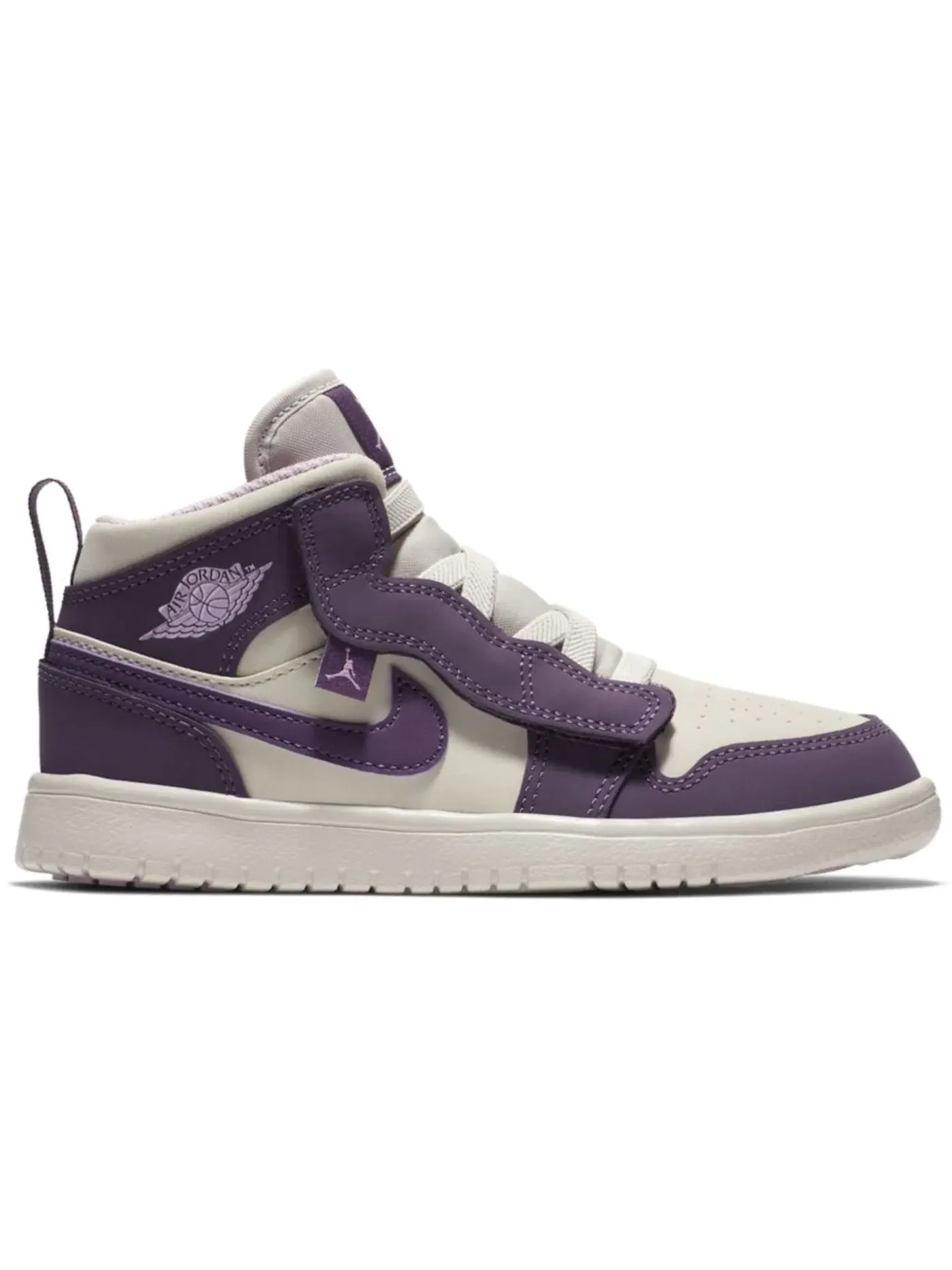 Детские кроссовки Lifestyle Jordan 1 Mid Alt Pro Purple — изображение 1 из 1, фиолетовый/песочный
