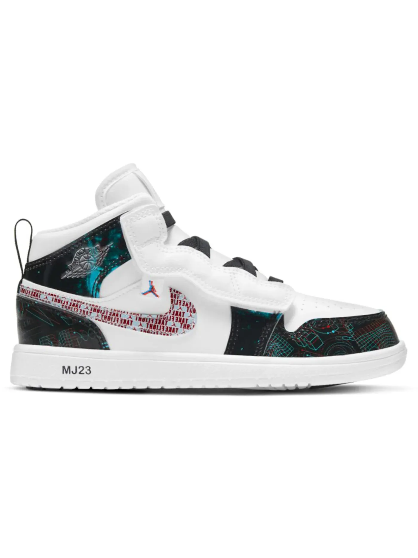 Детские кроссовки Lifestyle Jordan 1 Mid Alt SE Jordan — изображение 1 из 1, белый/яркий/синий