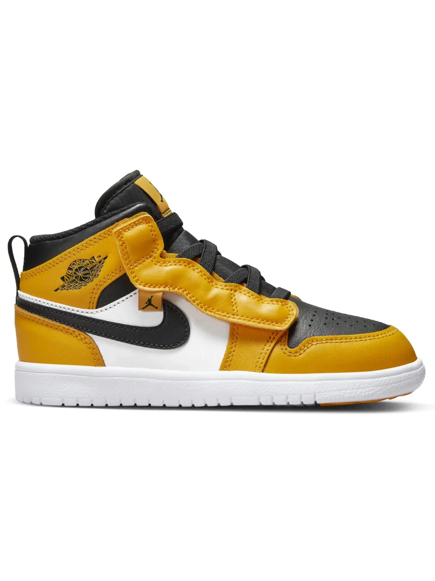 Детские кроссовки с высоким берцем Jordan 1 Mid Alt Jordan — изображение 1 из 1, черный-белый