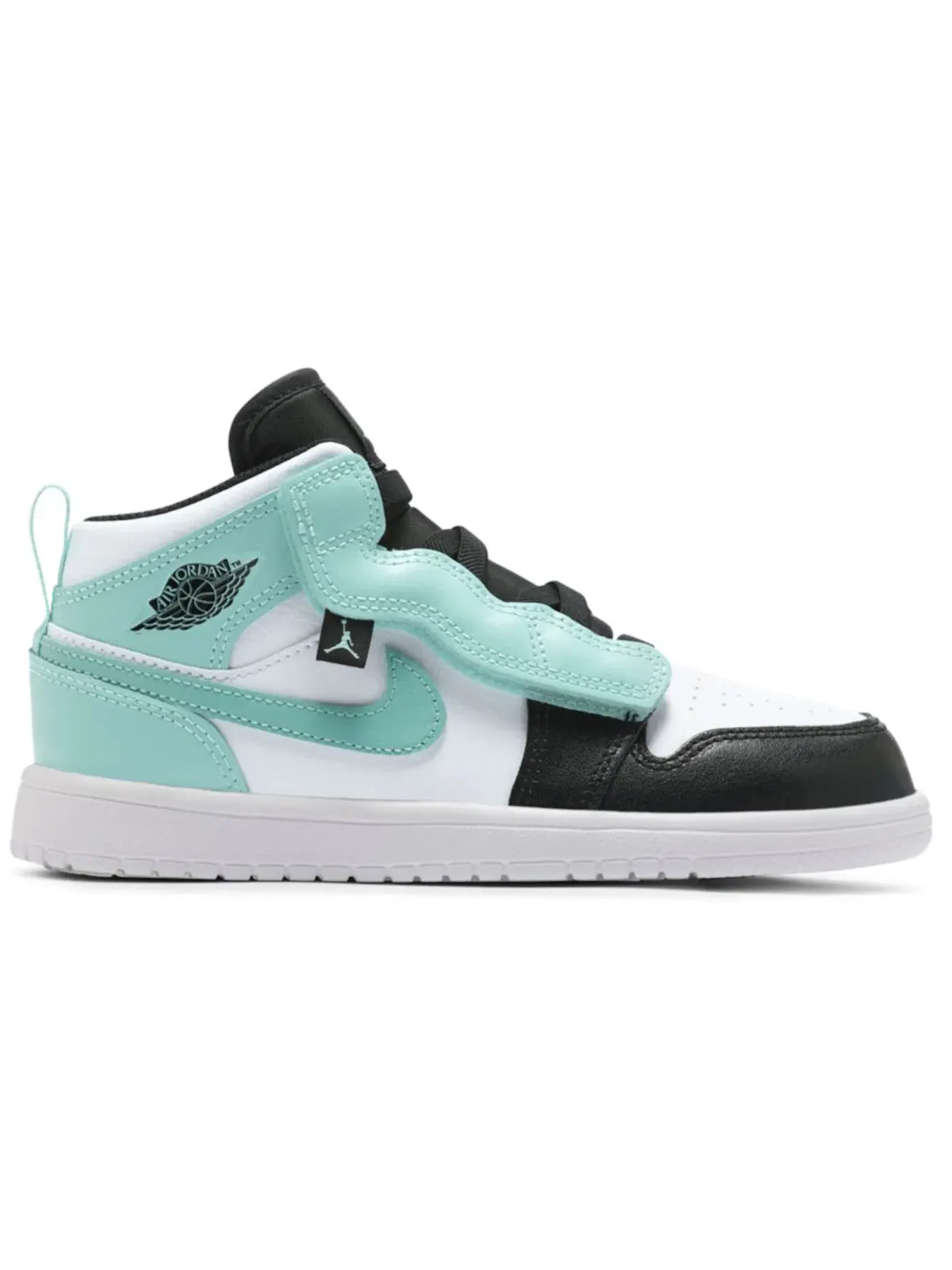 Детские кроссовки с принтом Jordan 1 Mid Alt Jordan — изображение 1 из 1, белый/черный