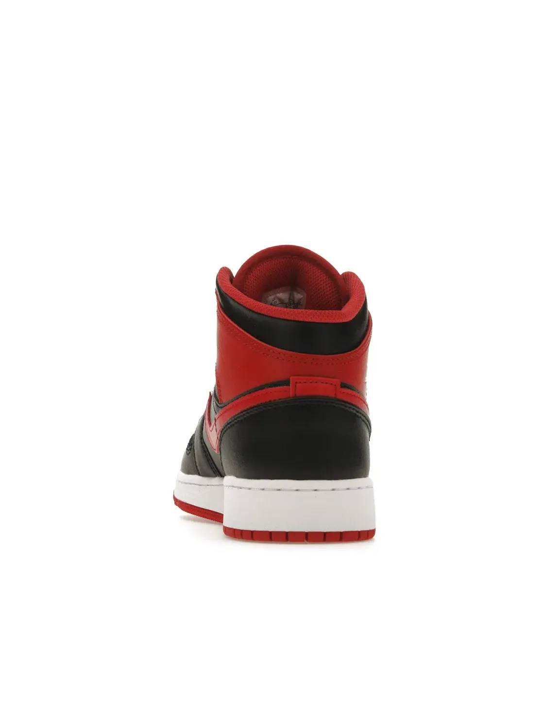Детские кроссовки для мальчиков с высоким берцем Jordan 1 Mid Jordan — изображение 3 из 3, черный/красный/белый