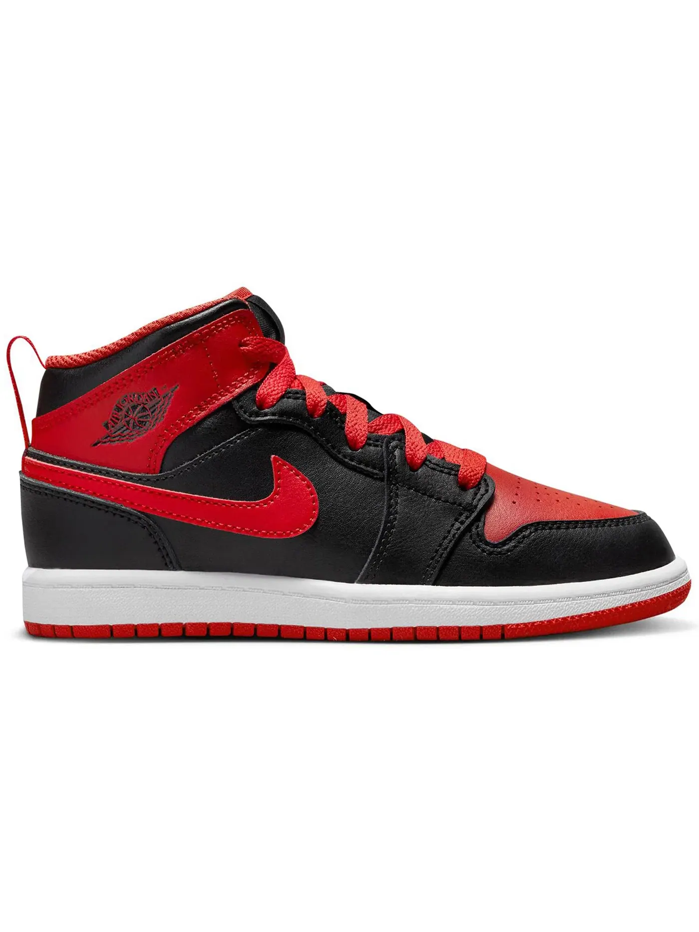 Детские кроссовки Lifestyle Jordan 1 Mid Jordan — изображение 1 из 1, черный/белый/красный