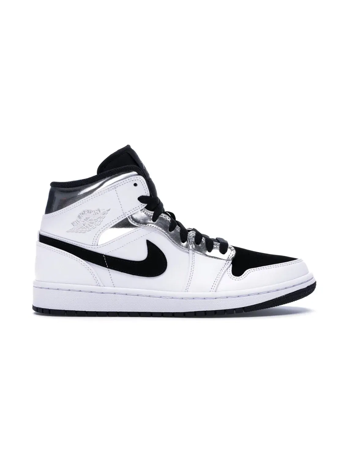 Мужские кроссовки с серебристыми акцентами Jordan 1 Mid Alternate Think 16 Jordan — изображение 1 из 4