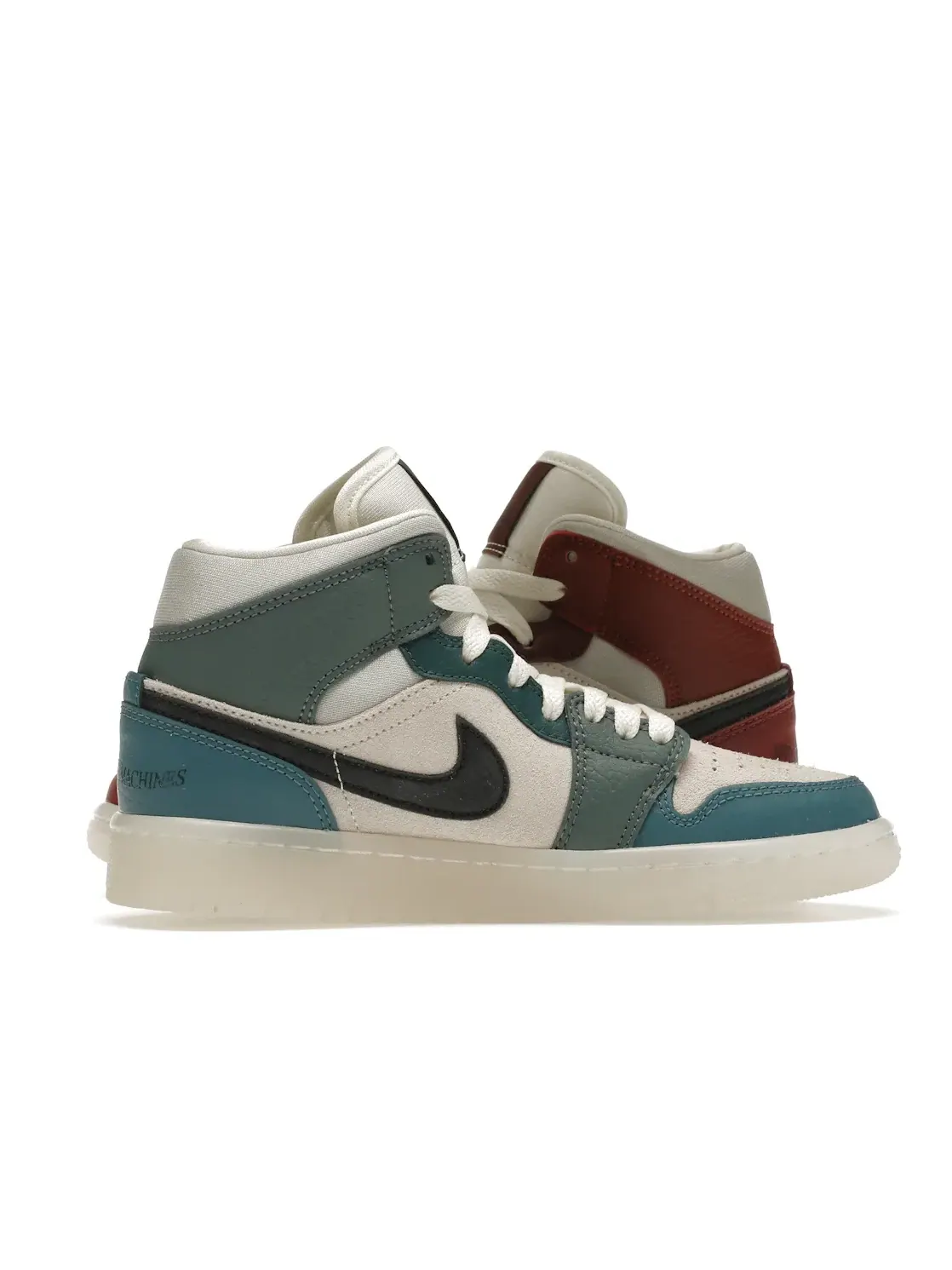 Женские кроссовки Lifestyle Jordan 1 Mid — изображение 3 из 4, темный/золотистый