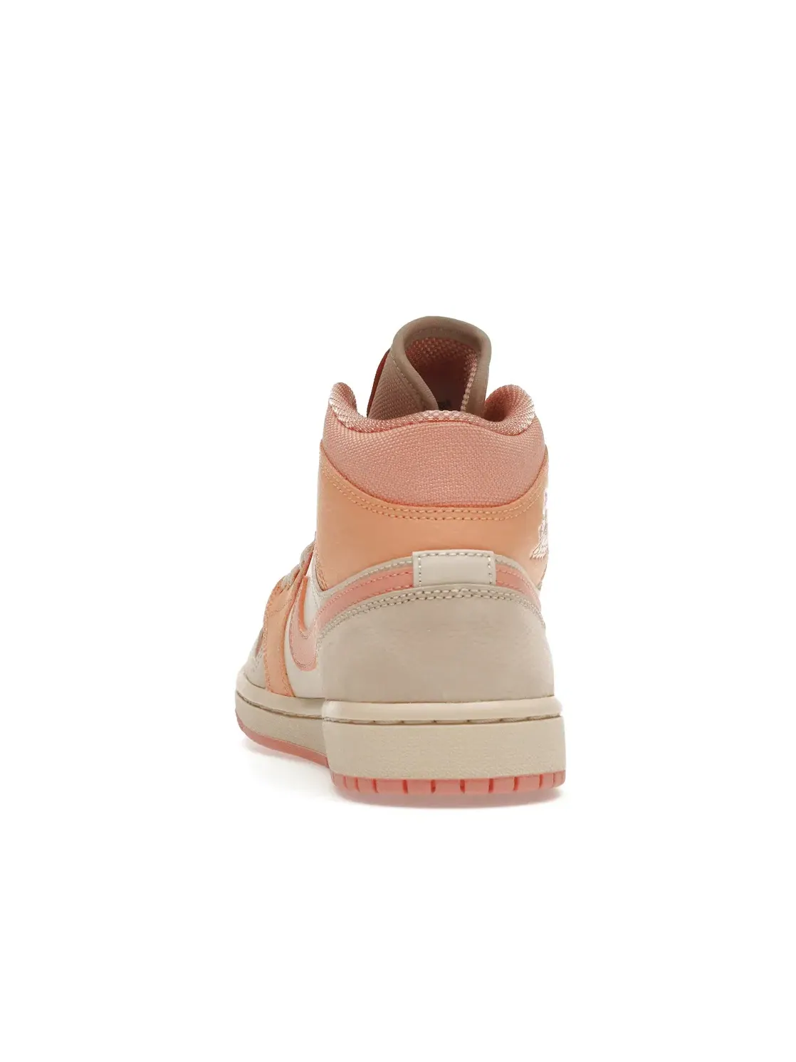 Женские кроссовки Lifestyle с пестрой отделкой Jordan 1 Mid — изображение 4 из 4, оранжевый