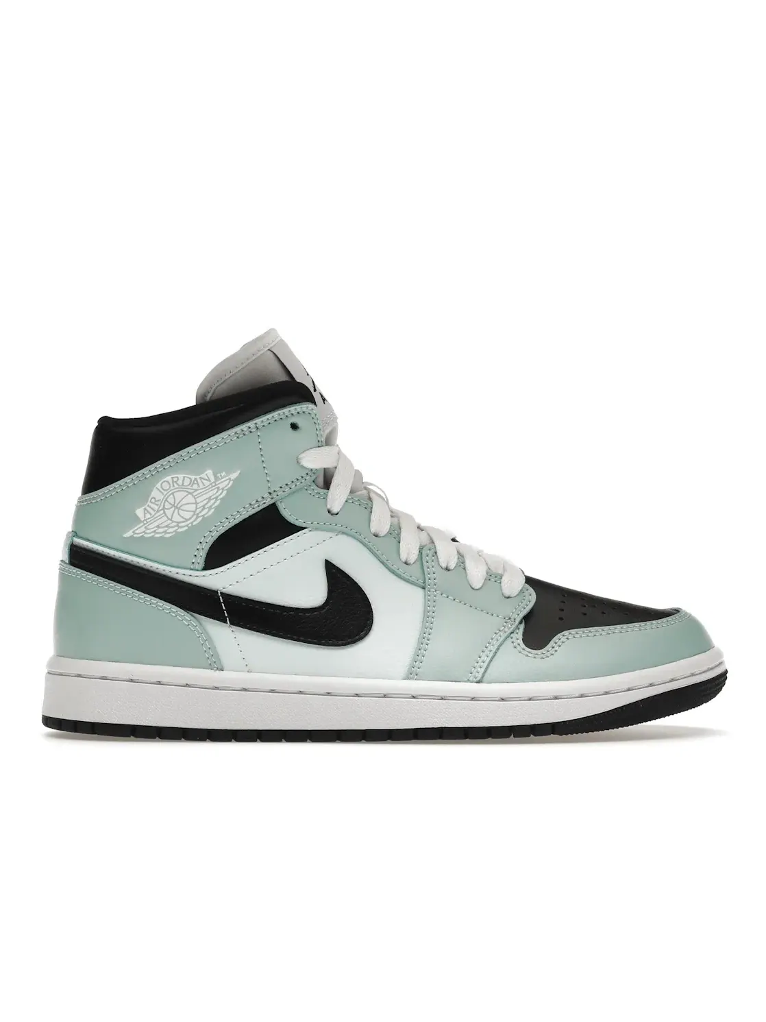 Женские кроссовки Lifestyle с цветовой блокировкой Jordan 1 Mid — изображение 1 из 4, светлый/черный--белый