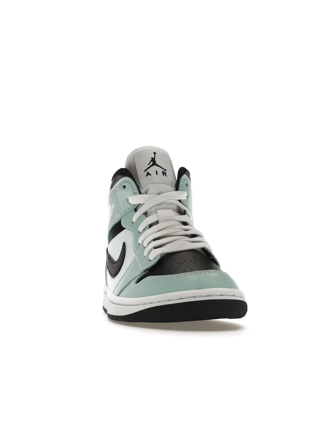 Женские кроссовки Lifestyle с цветовой блокировкой Jordan 1 Mid — изображение 2 из 4, светлый/черный--белый