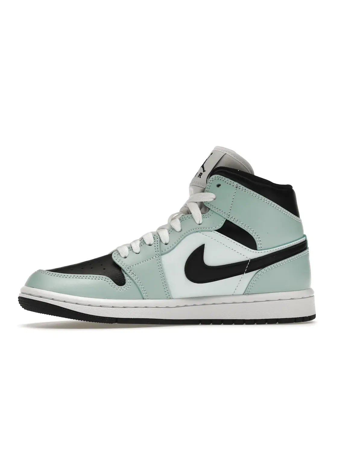 Женские кроссовки Lifestyle с цветовой блокировкой Jordan 1 Mid — изображение 3 из 4, светлый/черный--белый
