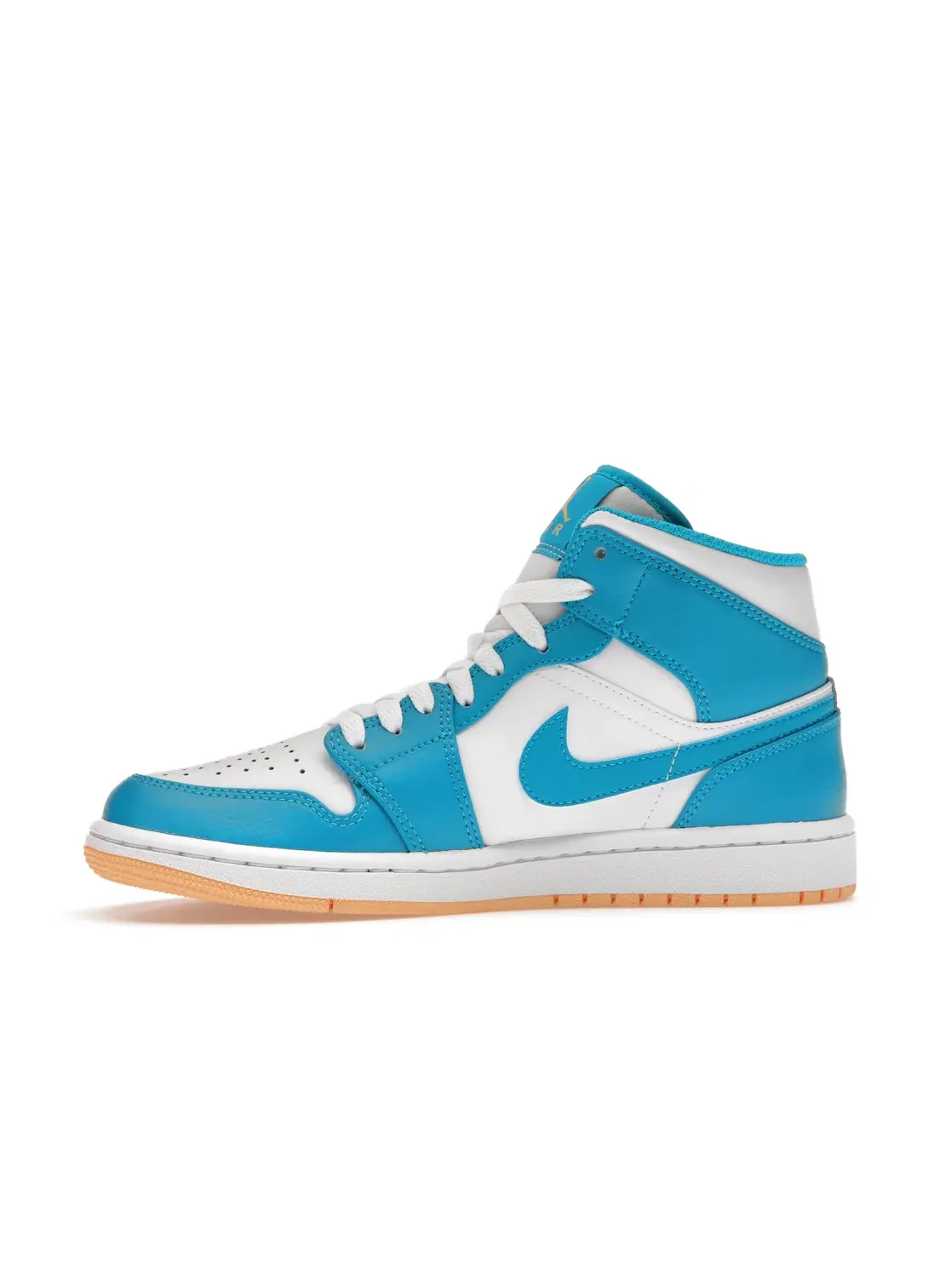 Мужские кроссовки с высоким берцем Jordan 1 Mid Jordan — изображение 3 из 4, золотистый/белый