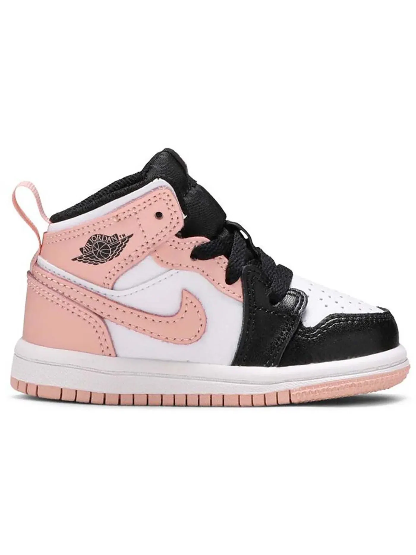 Детские кроссовки Lifestyle Jordan 1 Mid Jordan — изображение 1 из 1, белый/оранжевый-черный