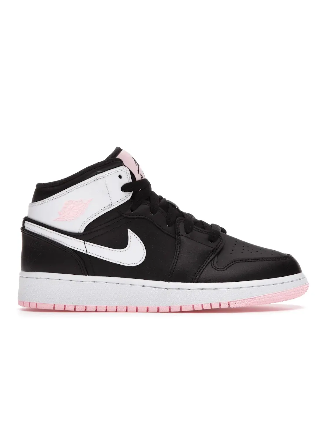 Детские кроссовки с контрастным дизайном Jordan 1 Mid Jordan — изображение 1 из 4, черный/белый