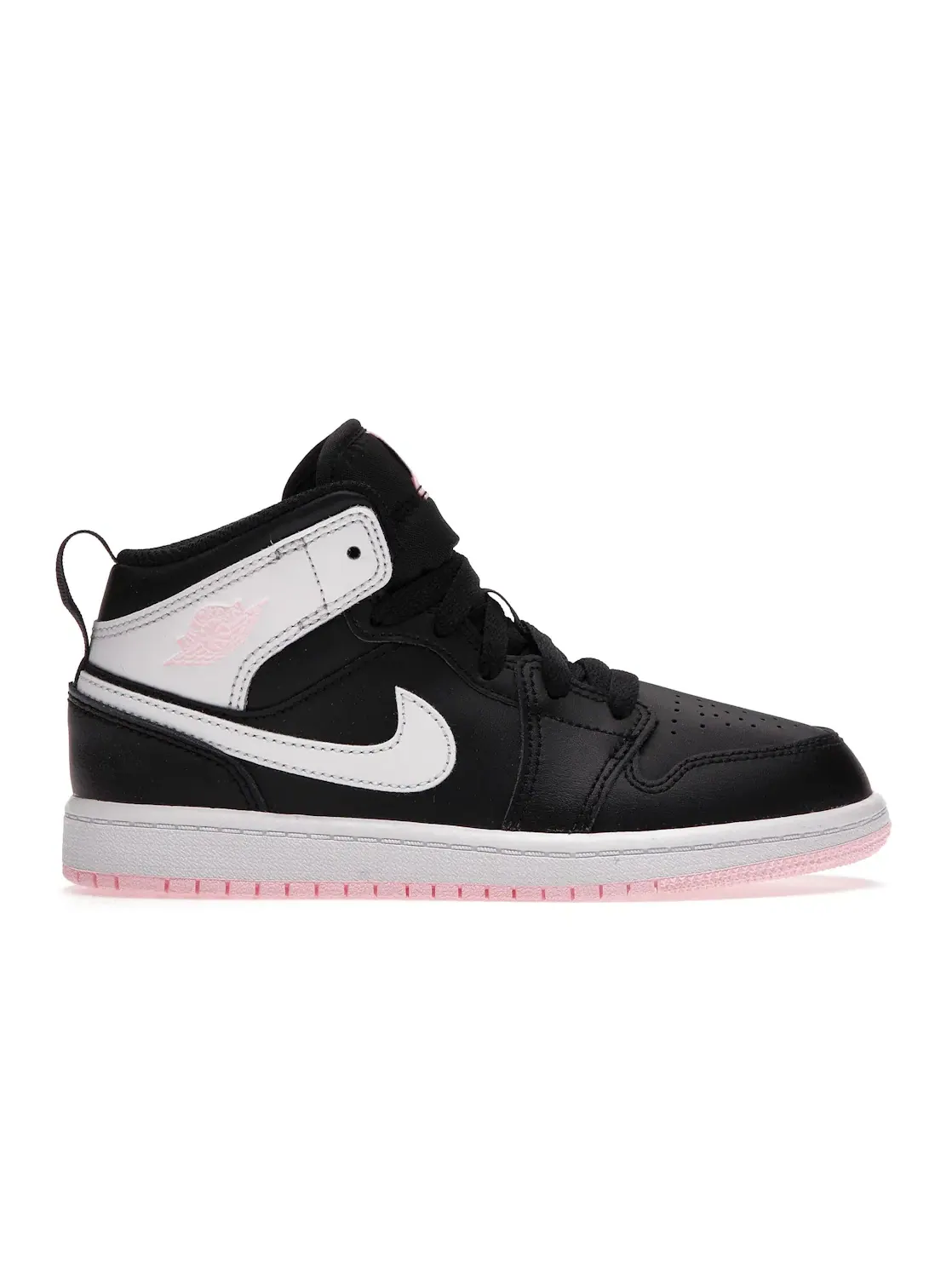 Детские кроссовки Lifestyle с принтом Jordan 1 Mid Jordan — изображение 1 из 4, черный/белый