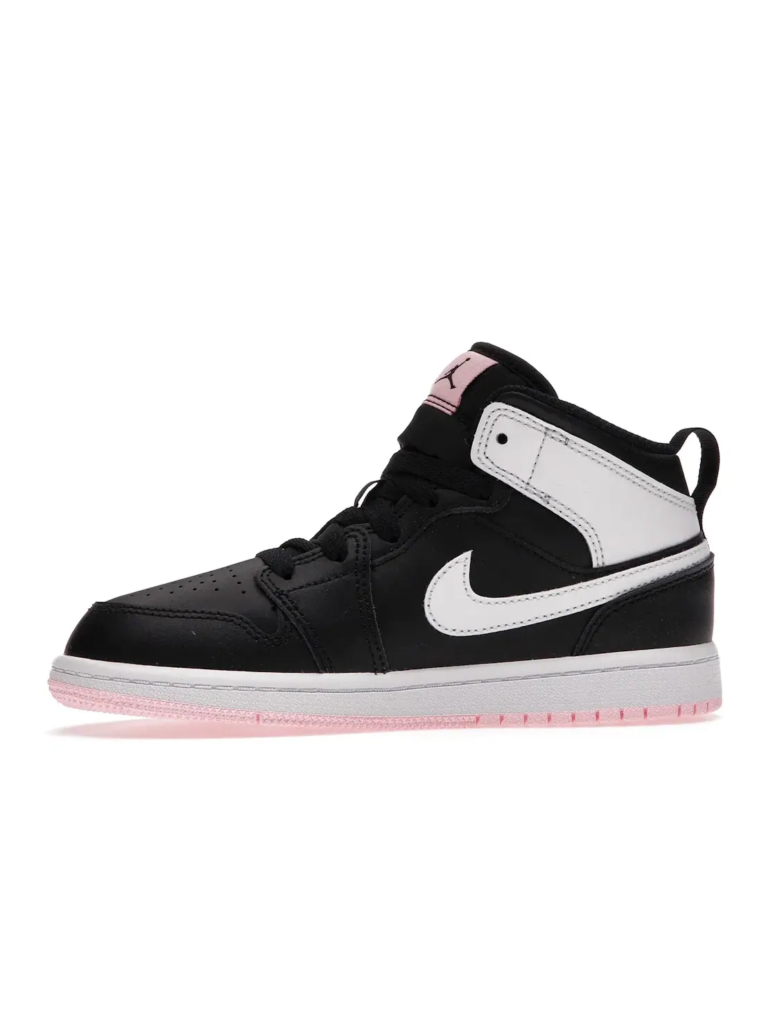 Детские кроссовки Lifestyle с принтом Jordan 1 Mid Jordan — изображение 3 из 4, черный/белый